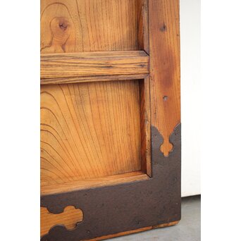 総欅金具尽格子蔵戸　W029Y 