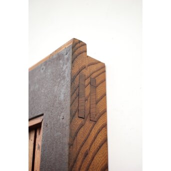 総欅金具尽格子蔵戸　W029Y 