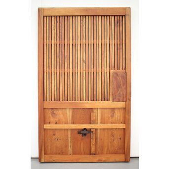 総欅金具尽格子蔵戸　W029Y 