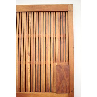総欅金具尽格子蔵戸　W029Y 