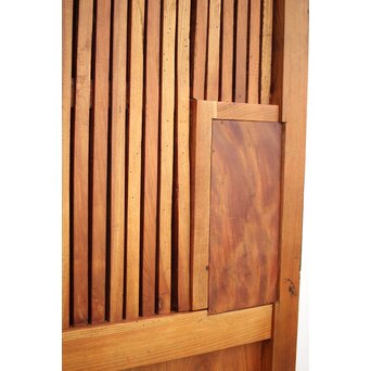 総欅金具尽格子蔵戸　W029Y 