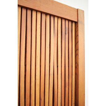 総欅金具尽格子蔵戸　W029Y 