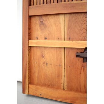 総欅金具尽格子蔵戸　W029Y 