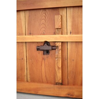 総欅金具尽格子蔵戸　W029Y 