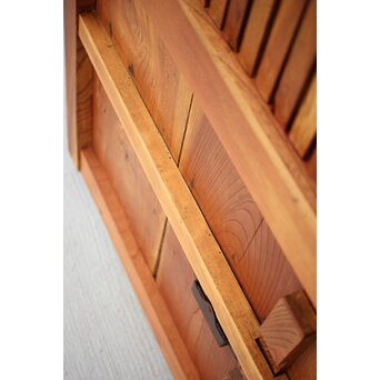 総欅金具尽格子蔵戸　W029Y 