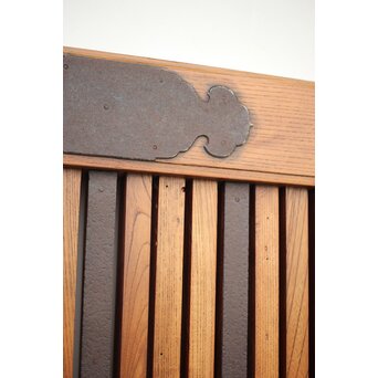 総欅金具尽格子蔵戸　W029Y 