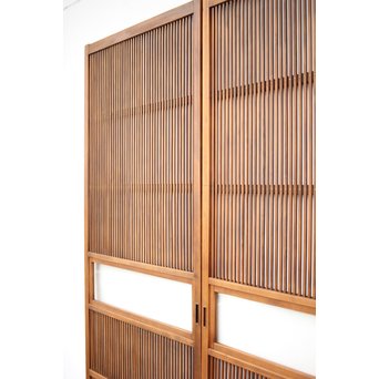 クリアガラス格子戸 2枚1組　L1047 