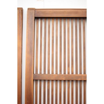 クリアガラス格子戸 2枚1組　L1047 