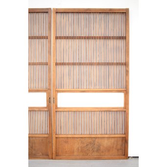 クリアガラス格子戸 2枚1組　L1047 