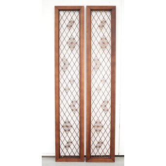 散らし組子欄間 2枚1組　R0087 