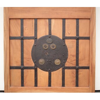 総欅格子蔵戸　W031Y 