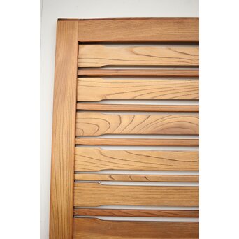 総欅 横格子の引戸 2枚1組　L1048Y 