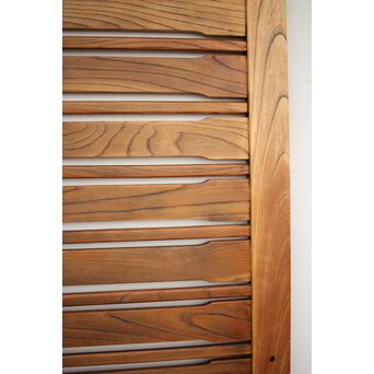 総欅 横格子の引戸 2枚1組　L1048Y 