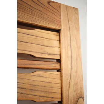 総欅 横格子の引戸 2枚1組　L1048Y 