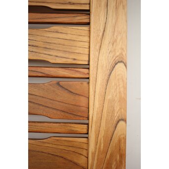 総欅 横格子の引戸 2枚1組　L1048Y 