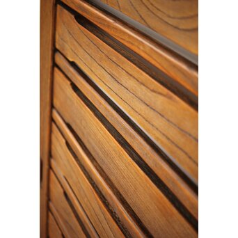 総欅 横格子の引戸 2枚1組　L1048Y 