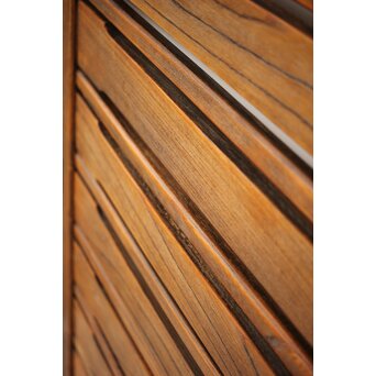 総欅 横格子の引戸 2枚1組　L1048Y 