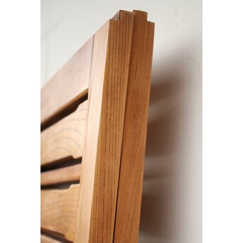 総欅 横格子の引戸 2枚1組　L1048Y 