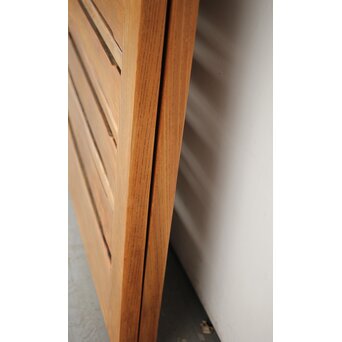 総欅 横格子の引戸 2枚1組　L1048Y 