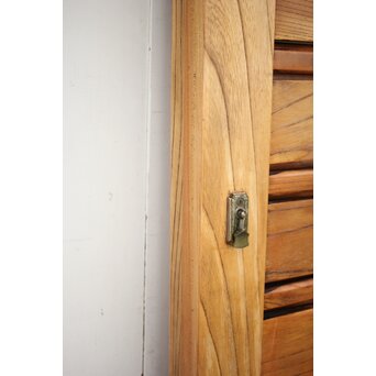 総欅 横格子の引戸 2枚1組　L1048Y 