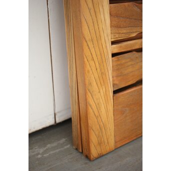 総欅 横格子の引戸 2枚1組　L1048Y 