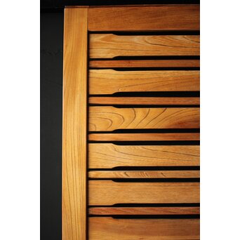 総欅 横格子の引戸 2枚1組　L1048Y 