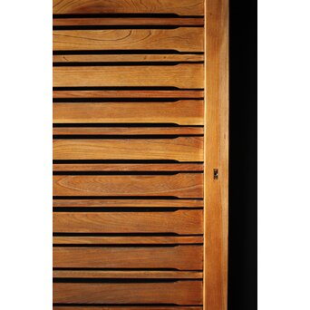 総欅 横格子の引戸 2枚1組　L1048Y 