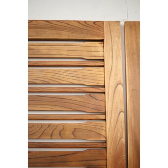 総欅 横格子の引戸 2枚1組　L1048Y 