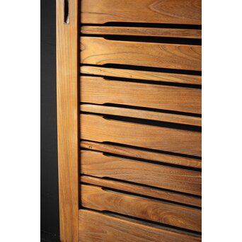 総欅 横格子の引戸 2枚1組　L1048Y 