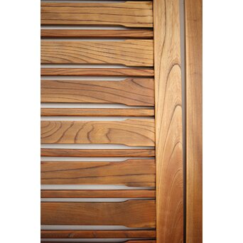 総欅 横格子の引戸 2枚1組　L1048Y 