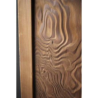 神代杉 門扉/唐戸 2枚1組　W032Y 