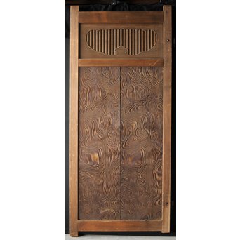 神代杉 門扉/唐戸 2枚1組　W032Y 