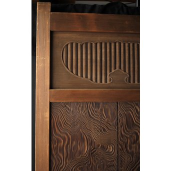 神代杉 門扉/唐戸 2枚1組　W032Y 