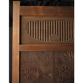 神代杉 門扉/唐戸 2枚1組　W032Y 