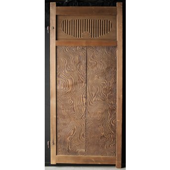 神代杉 門扉/唐戸 2枚1組　W032Y 