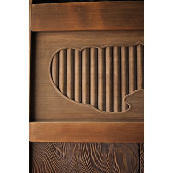 神代杉 門扉/唐戸 2枚1組　W032Y 