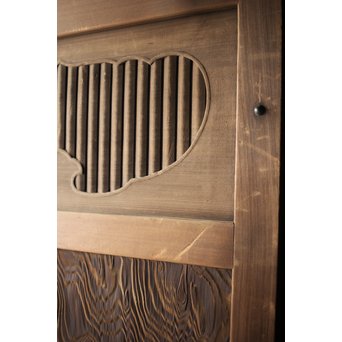 神代杉 門扉/唐戸 2枚1組　W032Y 