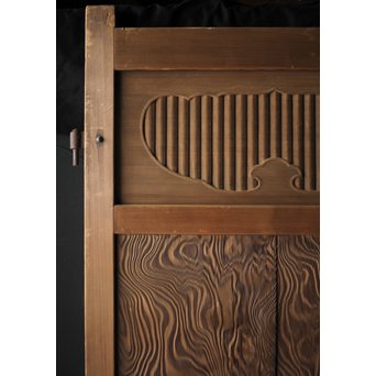 神代杉 門扉/唐戸 2枚1組　W032Y 