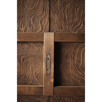 神代杉 門扉/唐戸 2枚1組　W032Y 