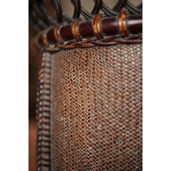 唐物写 竹炭籠　U244 