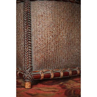 唐物写 竹炭籠　U244 