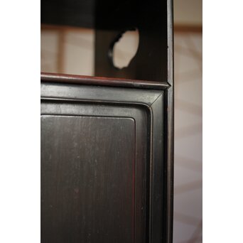 唐物 紫檀紅木意 重唐木 煎茶器局　X288 