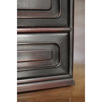 唐物 紫檀紅木意 重唐木 煎茶器局　X288 