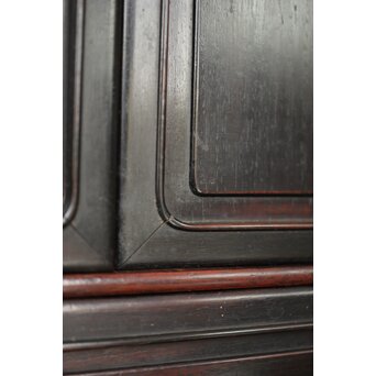 唐物 紫檀紅木意 重唐木 煎茶器局　X288 