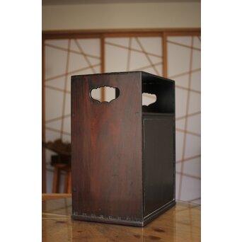 唐物 紫檀紅木意 重唐木 煎茶器局　X288 