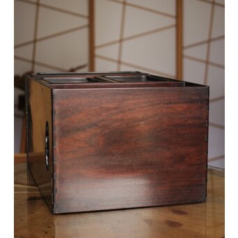 唐物 紫檀紅木意 重唐木 煎茶器局　X288 