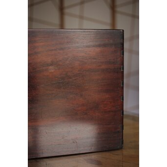 唐物 紫檀紅木意 重唐木 煎茶器局　X288 