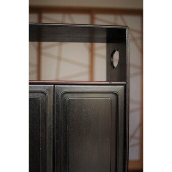 唐物 紫檀紅木意 重唐木 煎茶器局　X288 