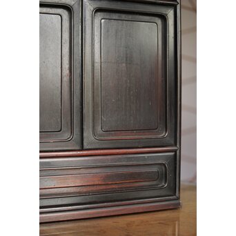 唐物 紫檀紅木意 重唐木 煎茶器局　X288 