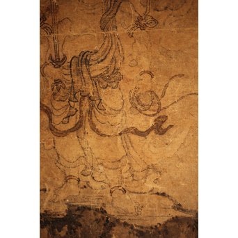 江戸肉筆仏画 不動明王像図 　Z251 